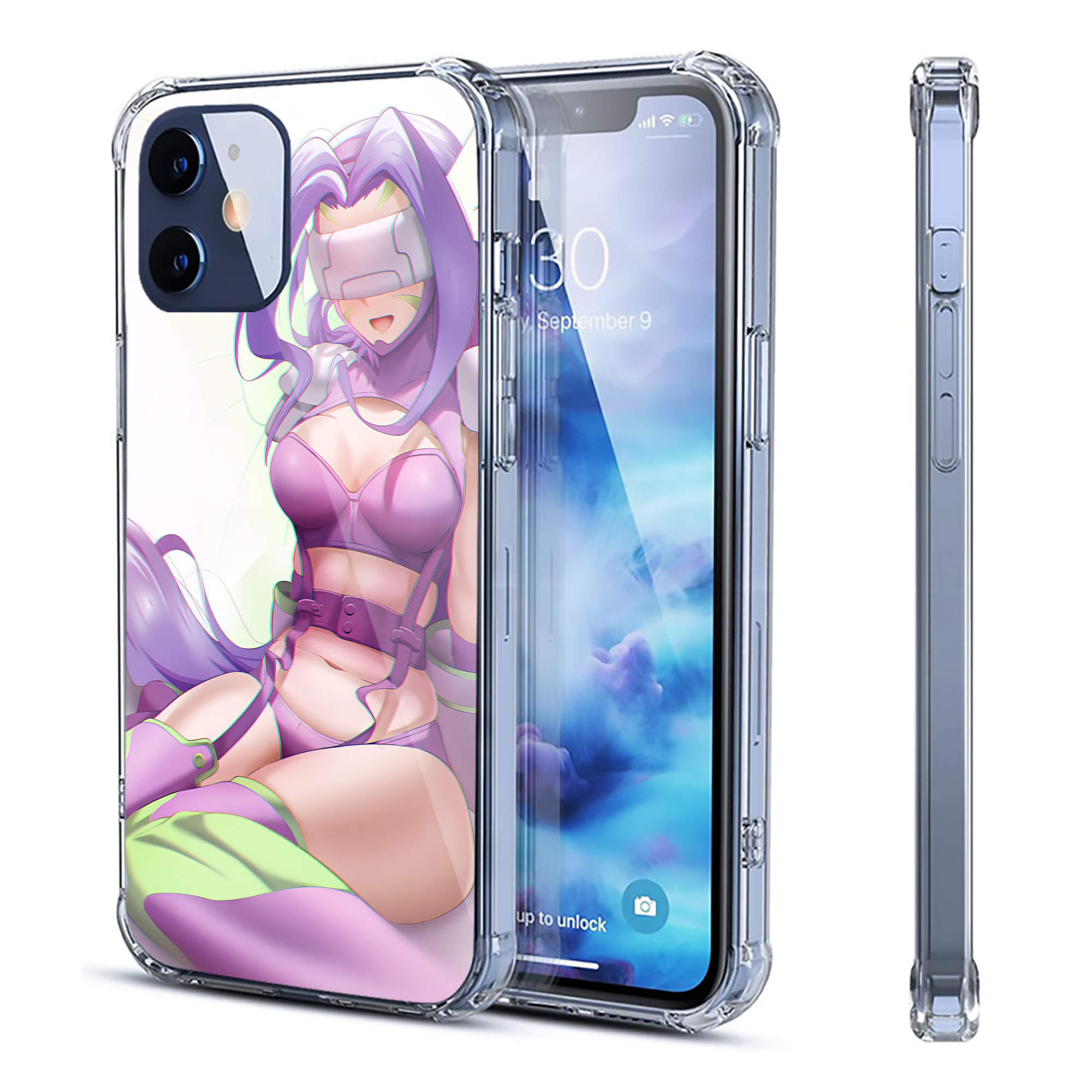 （画像用） Digimon デジタルモンスター/デジモン 【iPhone 12シリーズ対応】透明スマホケース（クリアソフトケース）